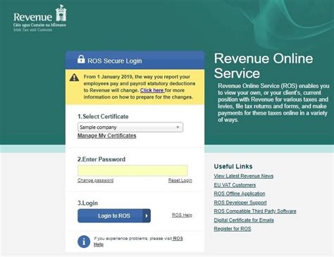 ros log in|revenue online log in.